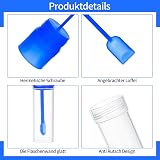 ZHENGYYUU 30x 15ML Specimen Cups Urine Stool Sample Test Tubes with Spoon Lid view 3