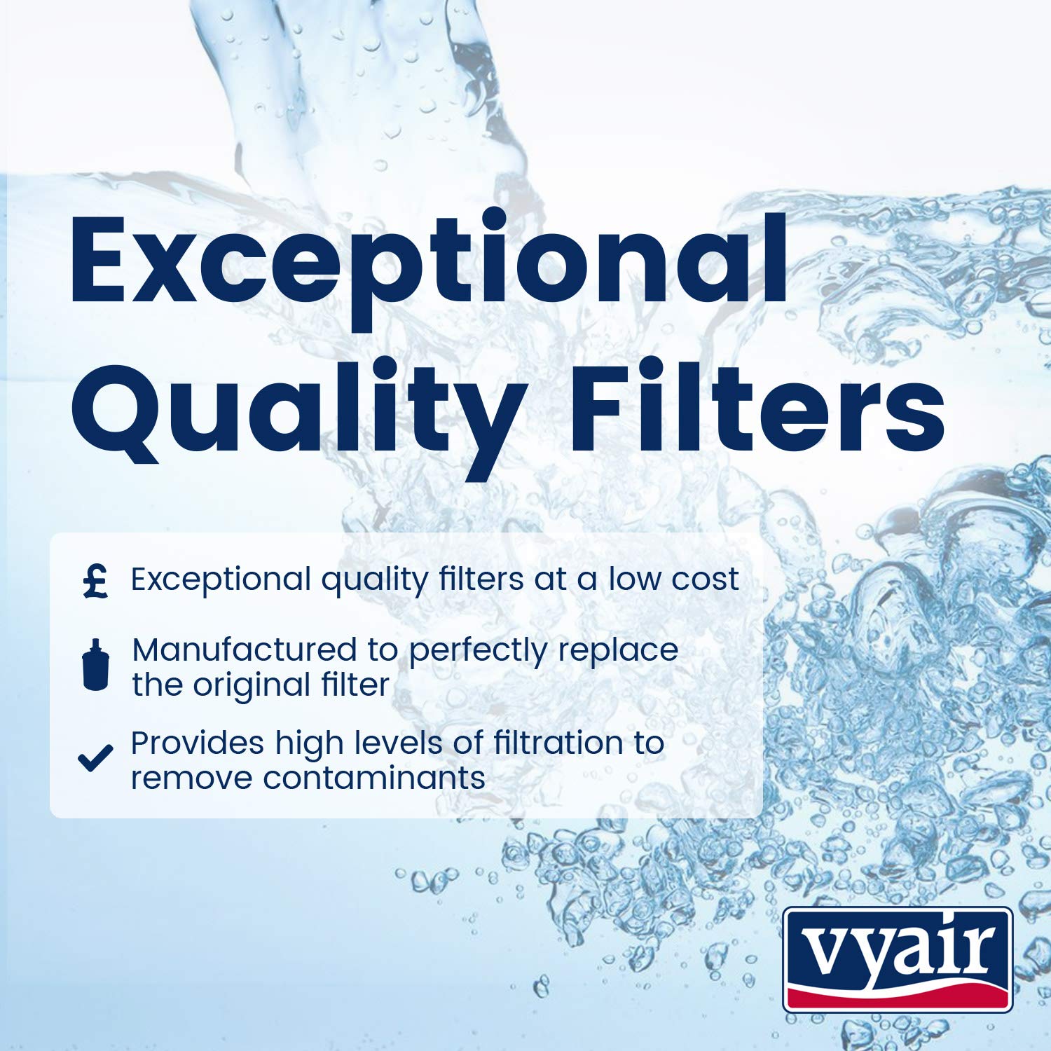 Vyair vyr-34a in-line externo de hielo y agua filtro de ...