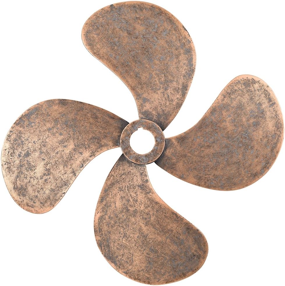 Elk Home Ships Rudder Wall Display, Antique Copper, 24" W x 24" H, (3138-255)