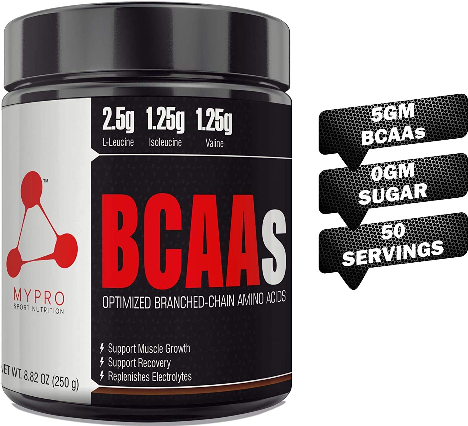Dharma Mypro Sport Nutrition Premium BCAA’s with 5G of Pure Proven 2:1:1 Ratio Muscle Recovery-Muscl