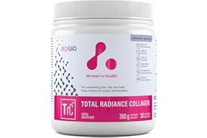 ATP LAB - Total Radiance Collagen 360g 30-Servings (Unflavoured) - Collagen Protein Powder for Women - For Skin, Hair & Nails