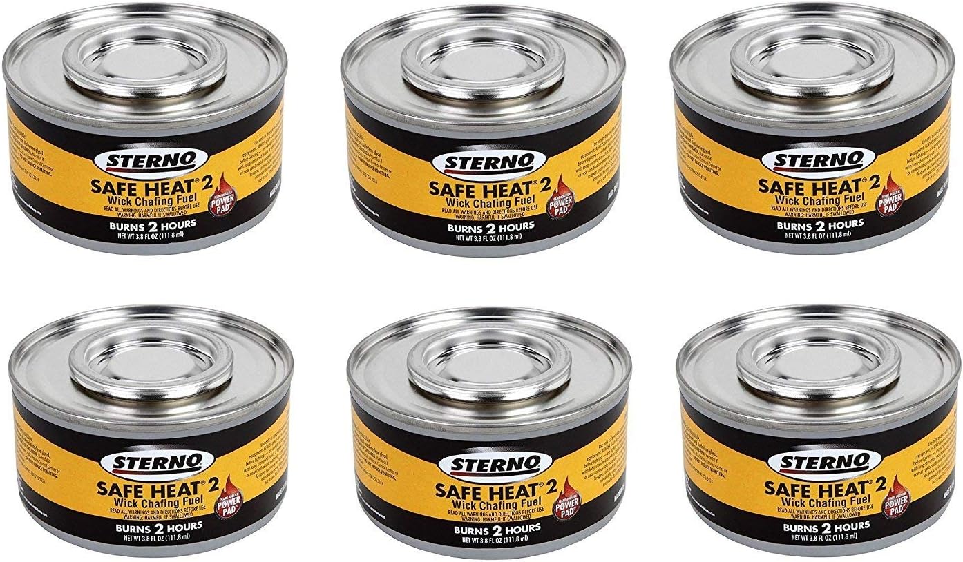 Sterno 2 Hour Safe Heat Chafing Dish Fuel With PowerPad