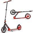 Madd Gear Metro 200 Folding Adult & Teen Scooter - Adjustable, Lightweight, 2-Wheel Commuter Scooter with Large Smooth Rolling Wheels