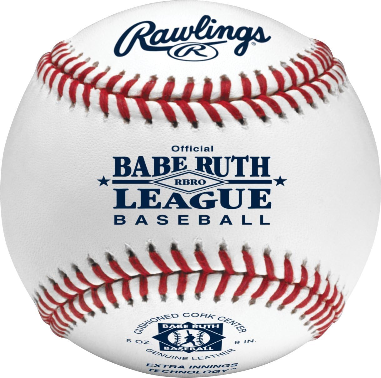 Rawlings Raised Seam Tournament Grade Babe Ruth League Baseball, 12 Count, RBRO