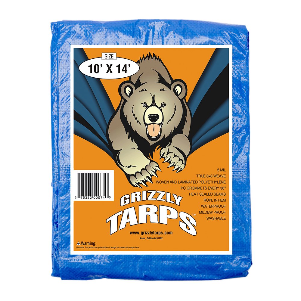 Grizzly Tarps by B-Air 10' x 14' Large