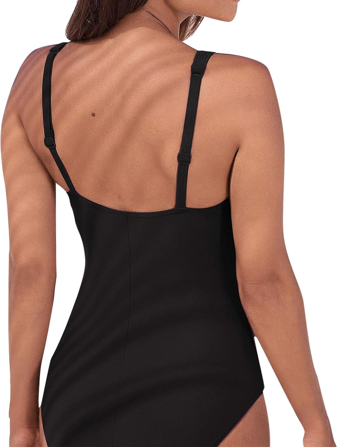 Upopby Women's Vintage Padded Push up One Piece Swimsuits Tummy Control Bathing Suits Plus Size Swimwear at  Women’s Clothing store