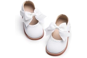 Kiderence Toddler Little Girls Mary Jane Dress Shoes School Oxford for Girls Flats