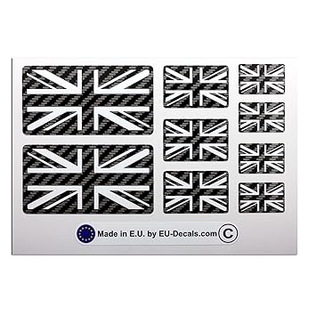 Black And White Union Jack Stickers Black And White Union Jack Stickers