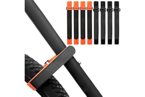 TUCNOEU Bike Rack Straps 8 Pcs Reusable Bike Wheel Strap Adjustable Bike Wheel Stabilizer Strap Bike Tie Down Straps,Bike Straps for Rack Car and Wall Mount