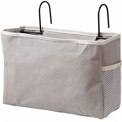 Outgeek Bedside Organizer Multi Purpose Bedside Bag Hanging Storage Bag