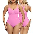 SHAPERX Bodysuit for Women Tummy Control Shapewear Racerback Seamless Sculpting Body Shaper Tank Top