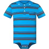 Landofgenie Mens Short Sleeve Bodysuit Polo Shirt Stripe Romper One Piece Plus Size Pajamas Tops for Men