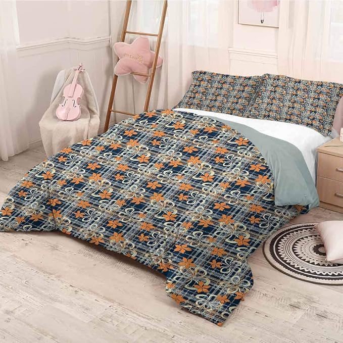 Amazon Geometric Bed Sheets Set Queen Soft Microfiber Bed Sheets
