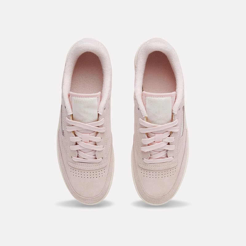 Baskets Club C 85 pour Femme, Craie, Rose Pur, albâtre, 35,5 EU