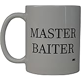 Rogue River Tactical Coffee Mug Fishing Fish Master Baiter Novelty Cup Great Gift Idea For Men Him Dad Grandpa Fisherman (Master)