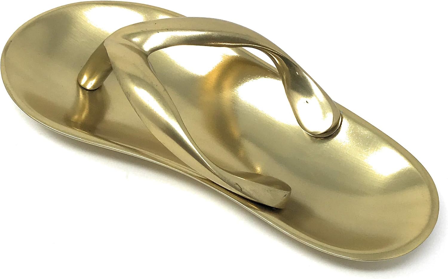 gold flip flop sandals