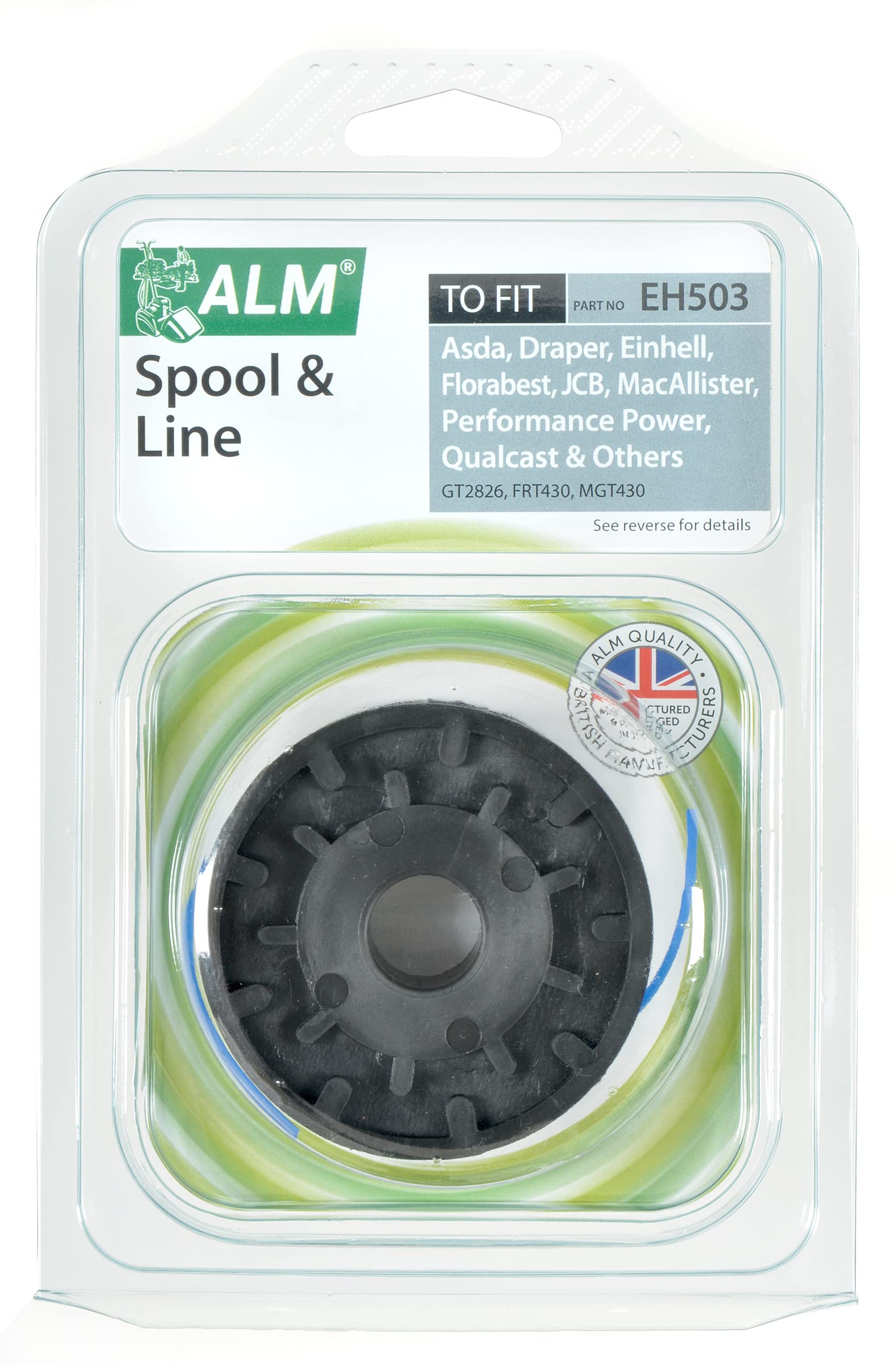 Alm Strimmer Spool & Lines, (EH503), Multi-Colour