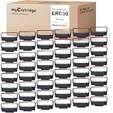 myCartridge Compatible Ribbon Replacement for ERC30/34/38 B/R,48 Pack | for Cash Register Ink Ribbon Compatible with ERC38 NK506 TM-U220 M188B, BTP-M300, GRC-220BR SBR-275 Ribbon Printer
