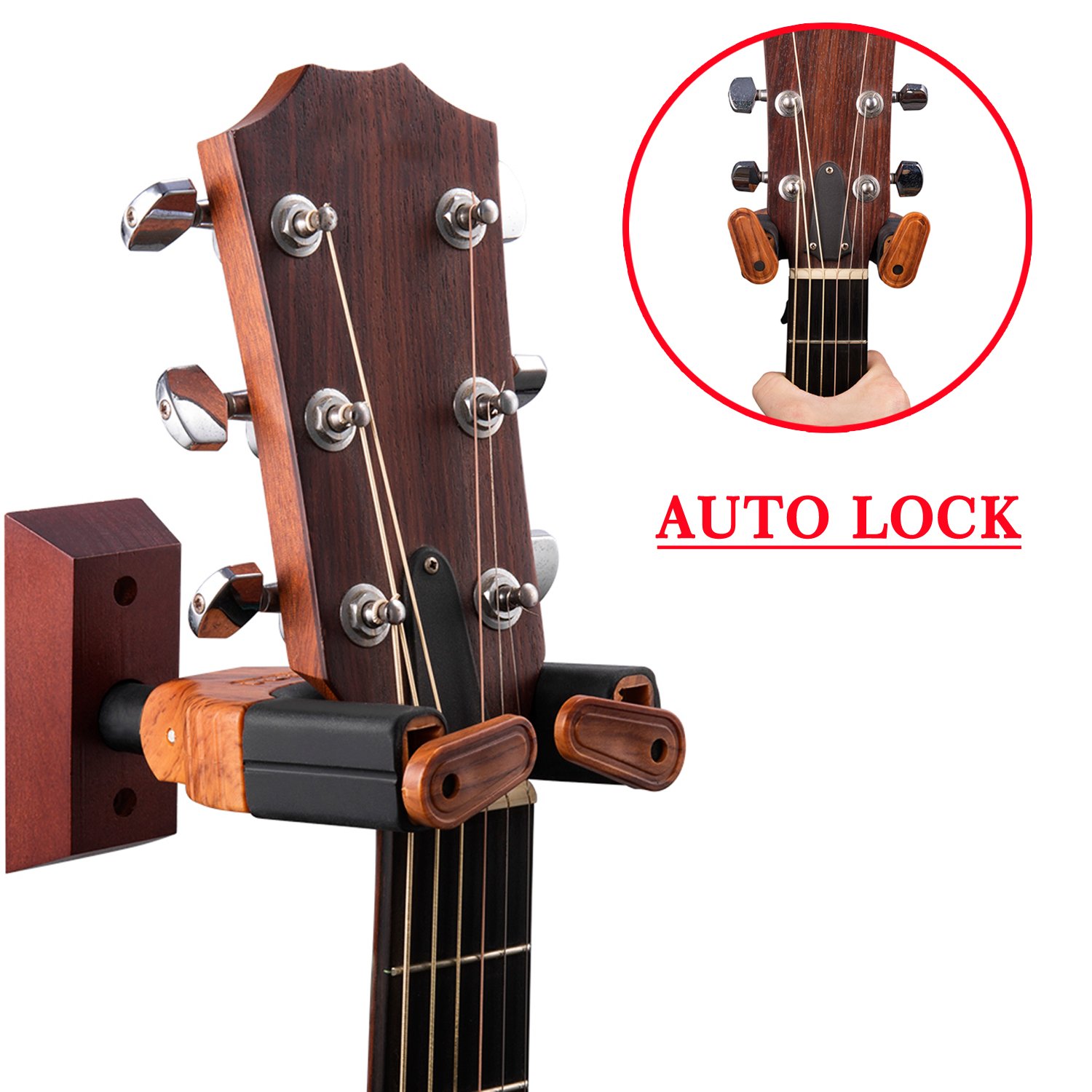 PUNK Auto Lock Safety Wooden Wall Mount Holder, Classical, Electric