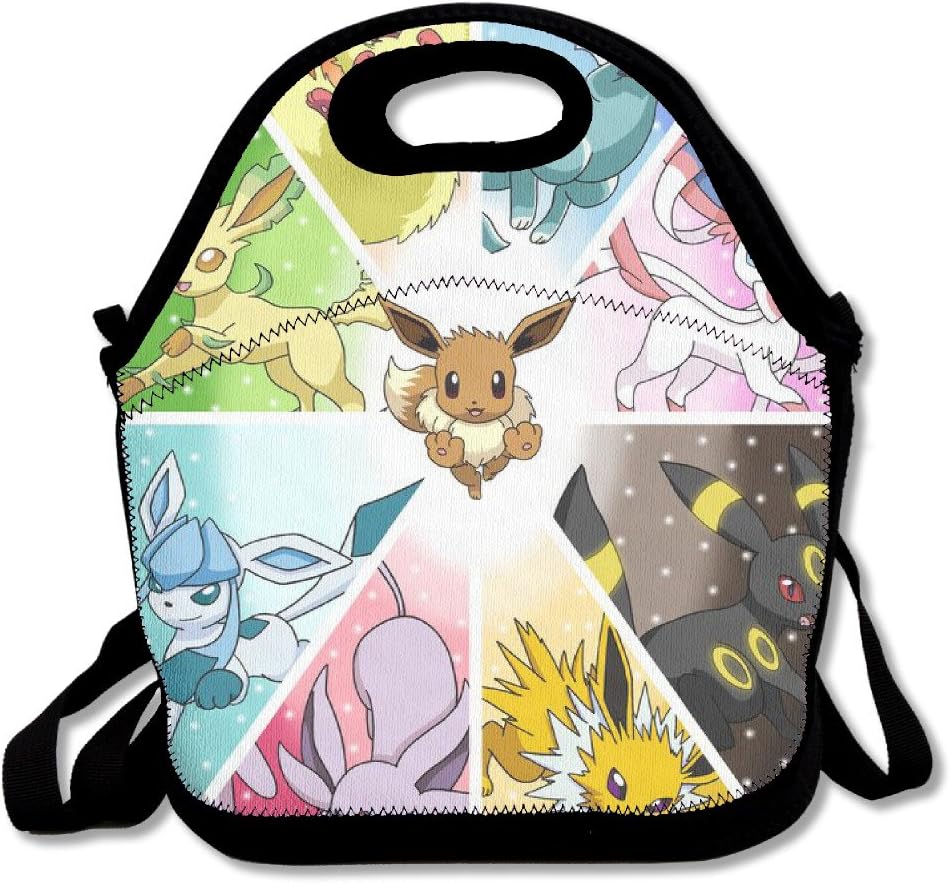 NNHAHA Pokemon Go Lunch Bag Tote Handbag Lunch Boxes