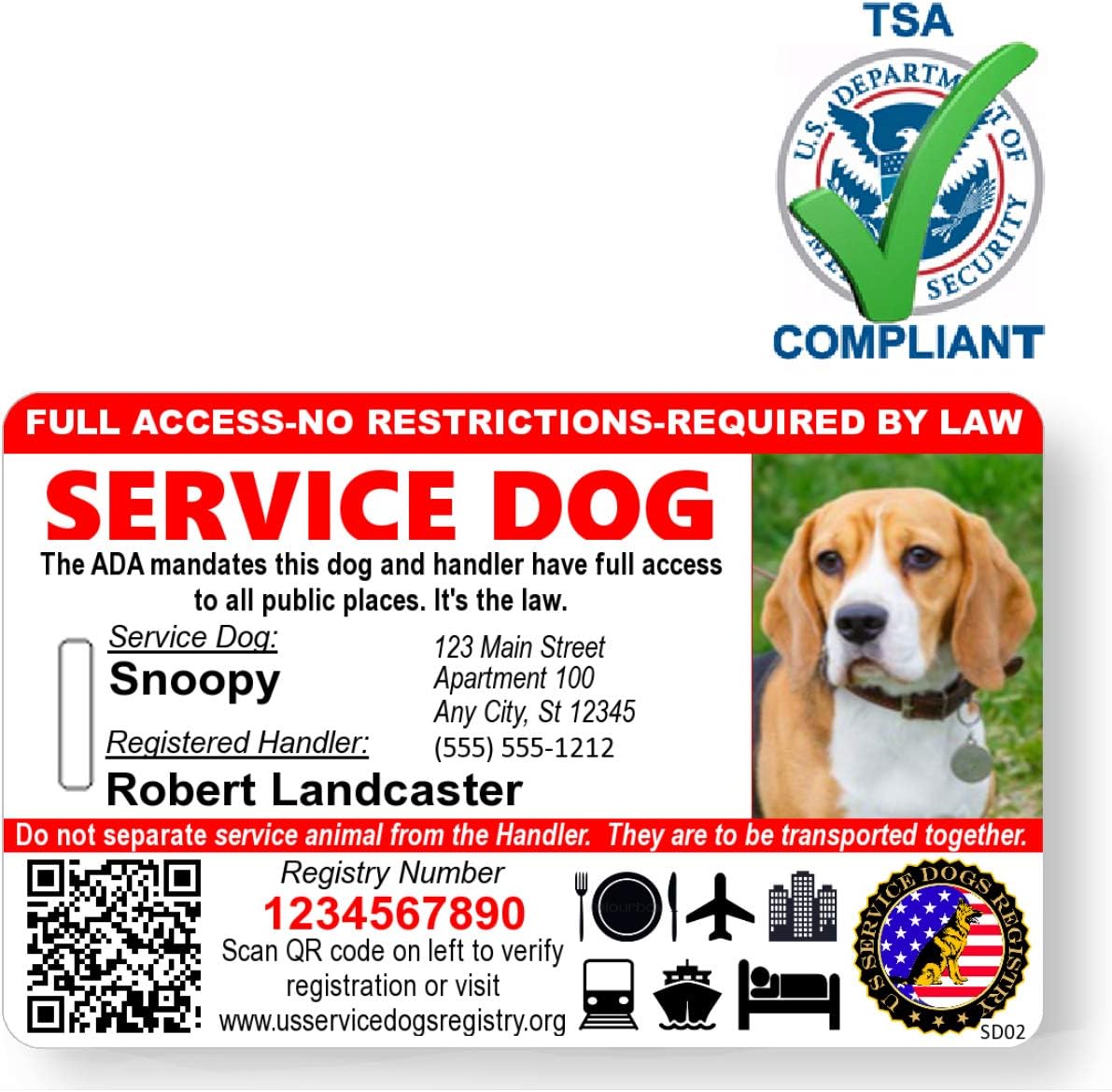 ada compliant service dog