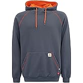 BOCOMAL FR Hoodies 10.5oz Midweight Cottoon Fleece Pullover Flame Resistant Hooded Sweatshirts NFPA2112