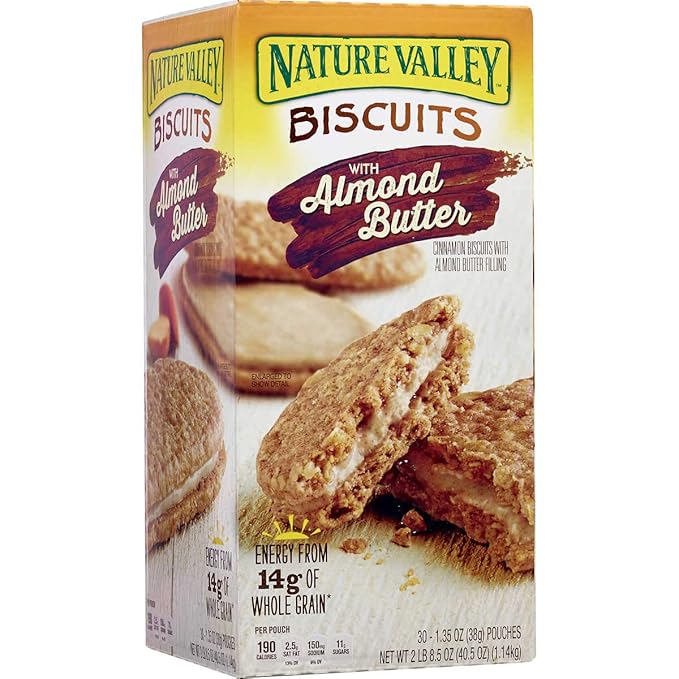 Nature Valley Nature Valley Almond Butter Breakfast Biscuit (30 X 1.35 Ounce )Total Net Wt (40.5