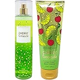 Bath & Body Works Cherry Limeade Duo Set - Fragrance Mist and Body Cream - Full Size