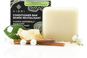 Viori Hidden Waterfall Conditioner Bar Made with Rice Water - Handcrafted All Natural Organic Conditioner