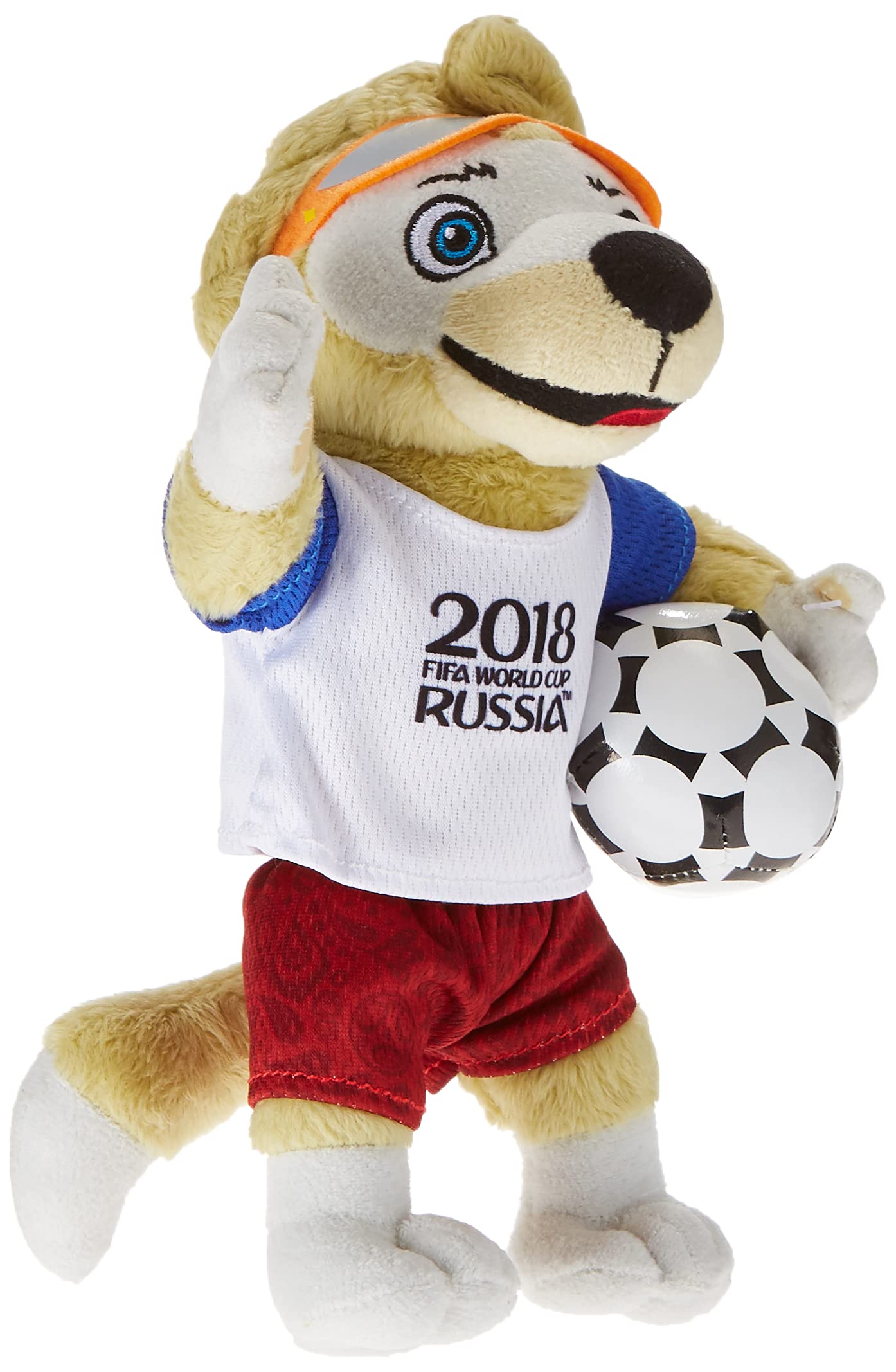FIFA 2018 100102 Zabivaka (Football World Cup Mascot – Official) Plush Toy 25 cm