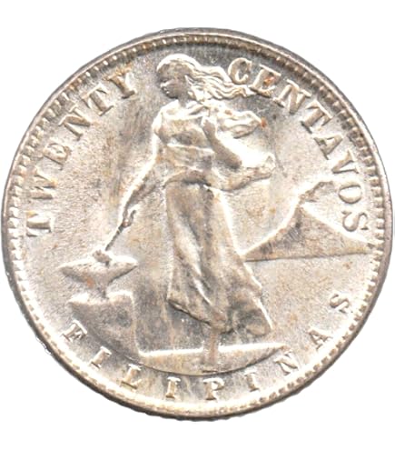 1944-1945 50 Centavos Filipino Silver Coin I WW2 Era Historical