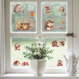 Peacoblue Rub on Transfer Decals Hedgehog Apple Trees 6"x12" 3Pcs view 6