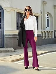 DLOODA Womens Bootcut Dress Pants Business Casual