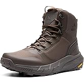 NORTIV 8 Men's Military Tactical Boot Lightweight Comfortable Boots for Work All Day Side Zipper Motorcycle Combat Hiking Boots Metrostrike(8-9 Inches)