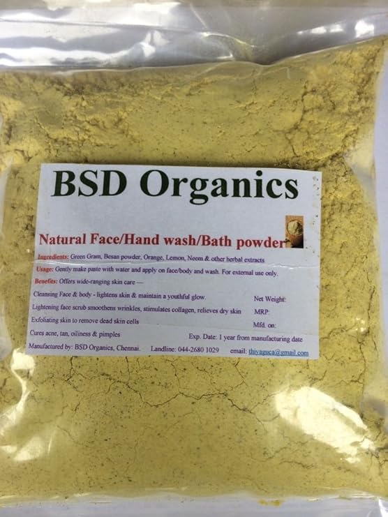 powder face wash