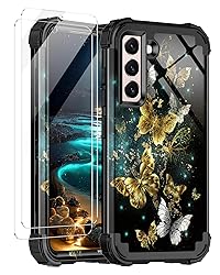 Miqala for Galaxy S21 FE 5G Case with 2 Tempered