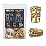 ruthex 1/4" Threaded Inserts - 20 Pieces