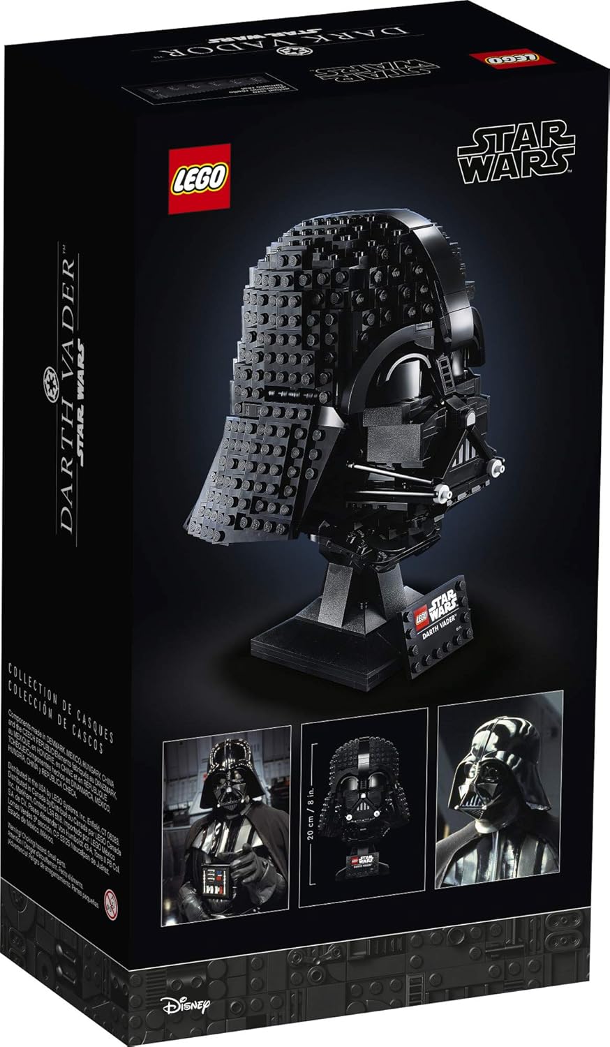LEGO Star Wars Darth Vader Helmet 75304 Collectible Building Toy, New 2021 (834 Pieces): Toys & Games