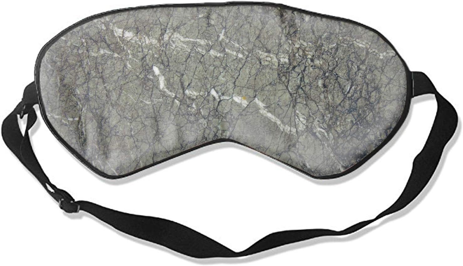 Eye Mask Super Soft Grey Marble Pattern Eye Mask Silk Sleeping Mask