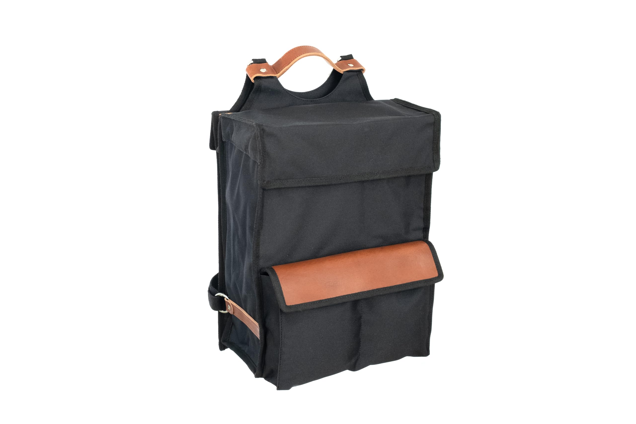 Oopsmark Pannier Backpack Bike Bag -2 in 1 Backpack, Briefcase, and Pannier for Commuter and Student Cyclists | The Buro Bag with Padded Laptop Pouch