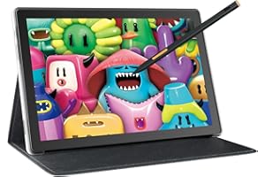 HUION Kamvas Slate 10 Standalone Drawing Tablet No Computer Needed with Full-Laminated Screen, 10.1-inch Digital Art Tablet A