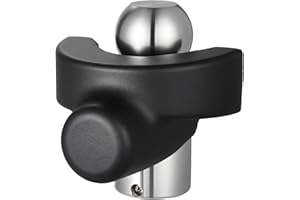 VEVOR Trailer Hitch Lock, Compatible with 2-5/16 in Couplers, Heavy-Duty Anti-Theft Trailer Ball Lock with 3 Keys, Prying-Res