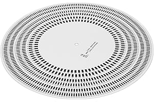 Stroboscope Disk, Efficient Speed Detection and Precision Measurement Device for Turntable Calibration, Music Enthusiasts, DJ