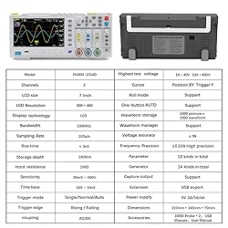 FNIRSI 1014D Oscilloscope 2 in 1 Digital