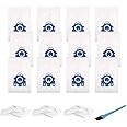 12 Pack Vacuum Cleaner Bags GN for Miele Classic C1, Complete C1, Complete C2, Complete C3 S227 S240 S270 S400 S2 S5 S8 Series, Canister Vacuum Replacement Dust Bags w/Air Clean Filters