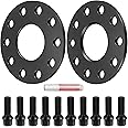 ECCPP 2X 5 Lug Wheel Spacers 5x130 7mm 5x130mm to 5x130mm fit for 911 for Boxster for Cayenne for Panamera for Cayman with 14x1.5 Studs