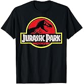 Jurassic Park Distressed Vintage Logo T-Shirt Small