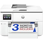 HP OfficeJet Pro 9730 Wide-Format Wireless All-in-One Color Inkjet Printer, Print, scan, Copy, fax, up to 11x17 ADF, Duplex Print/scan, Best-for-Office, 3 Month Trial of Instant Ink Included(C2WH0A)