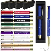 50 Set Inspirational Appreciation Gifts Bulk Include Ballpoint Pens with Thank You Gift Boxes Motivational Quote Pen Office Gift Leaving Gifts for Employee Colleagues Nurse Teacher Coworker Volunteer