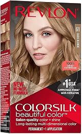 Revlon Colorsilk 61 Dark Ash Blonde Hair Colour 1 Unit